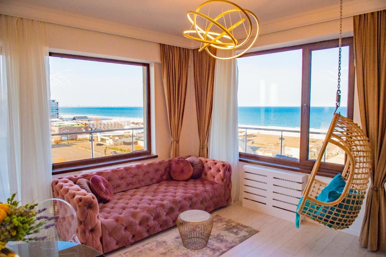 Ferienwohnung Summerland Luxury Velvet Front Sea View Mamaia Exterior foto