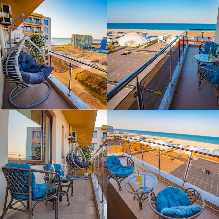 Ferienwohnung Summerland Luxury Velvet Front Sea View Mamaia Exterior foto